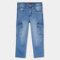Boys Straight fit Light Blue Six Pocket Pants