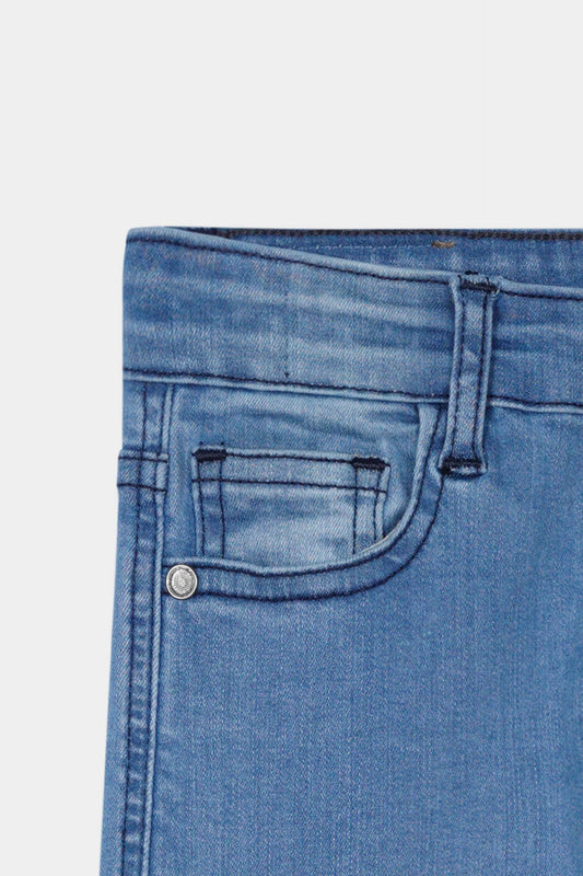 Boys Straight fit Light Blue Six Pocket Pants