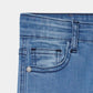 Boys Straight fit Light Blue Six Pocket Pants