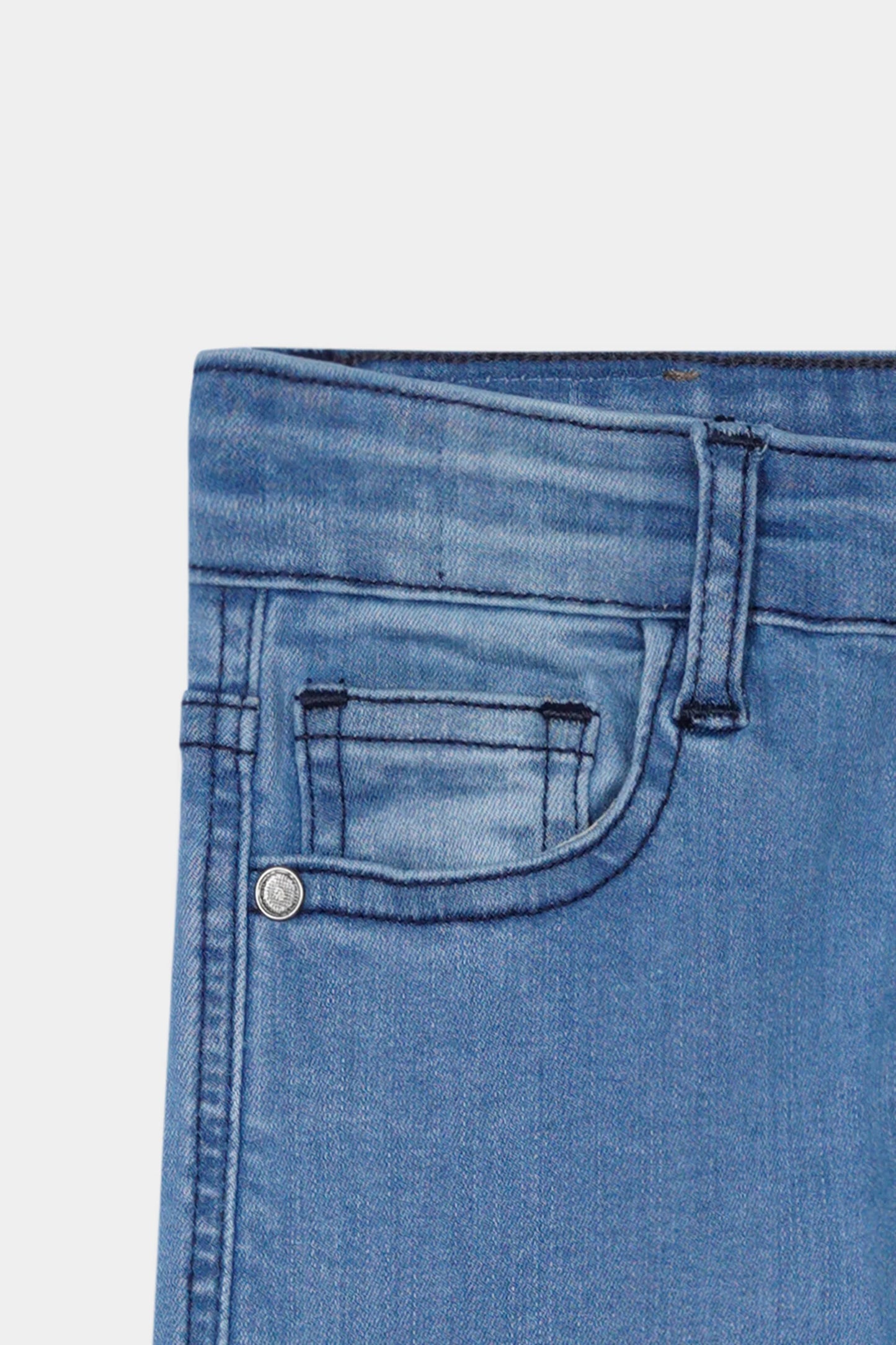 Boys Straight fit Light Blue Six Pocket Pants
