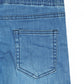 Girls Light Blue Wide Leg Eight Pocket Trouser