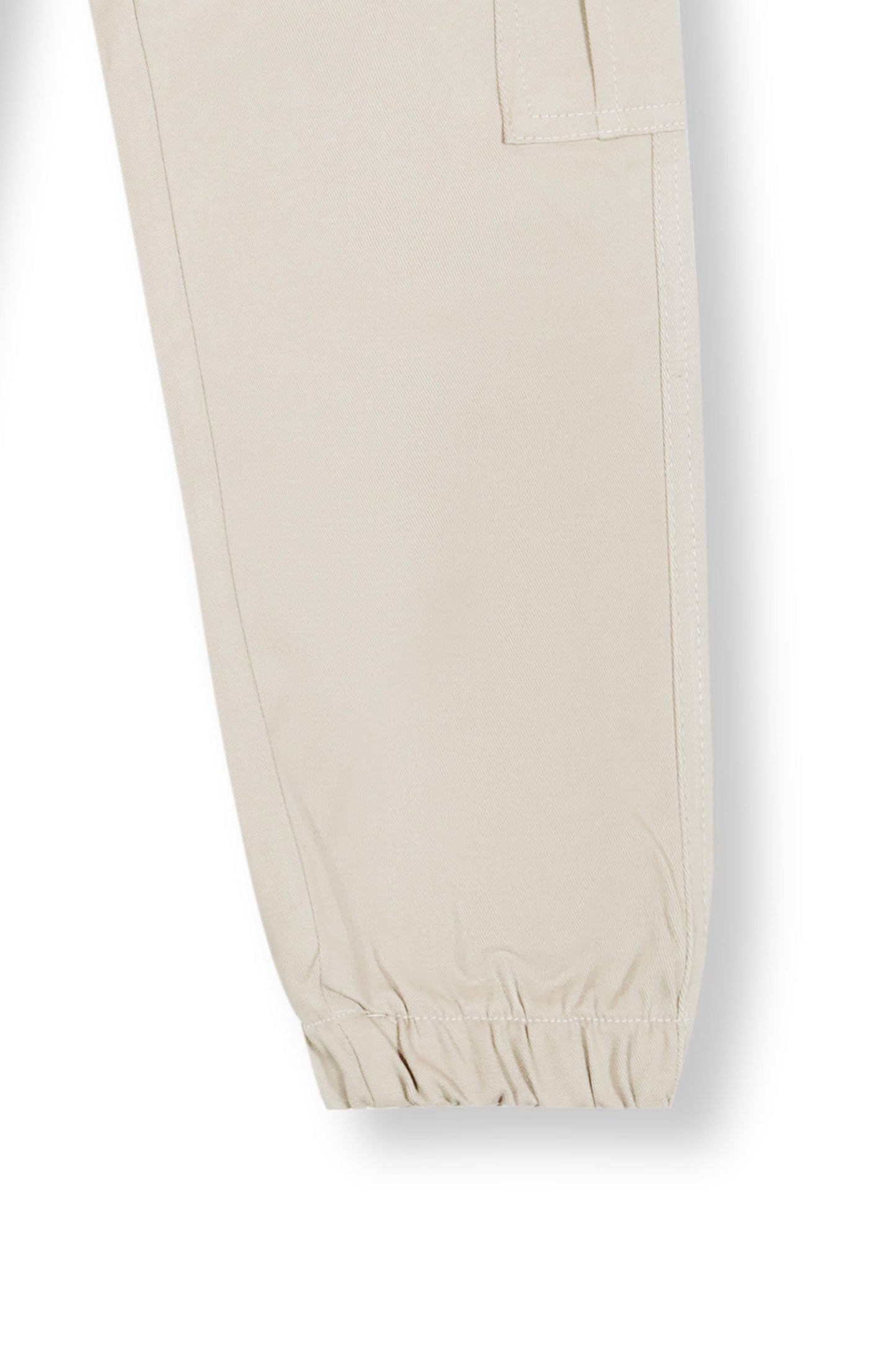 Boys Jogger Cotton 6 Pocket Cargo Trouser Light Brown Color