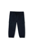 Boys Jogger Cotton 6 Pocket Cargo Trouser Black Color