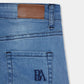Boys Straight fit Light Blue Six Pocket Pants