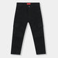 Boys Straight fit Black Six Pocket Pants